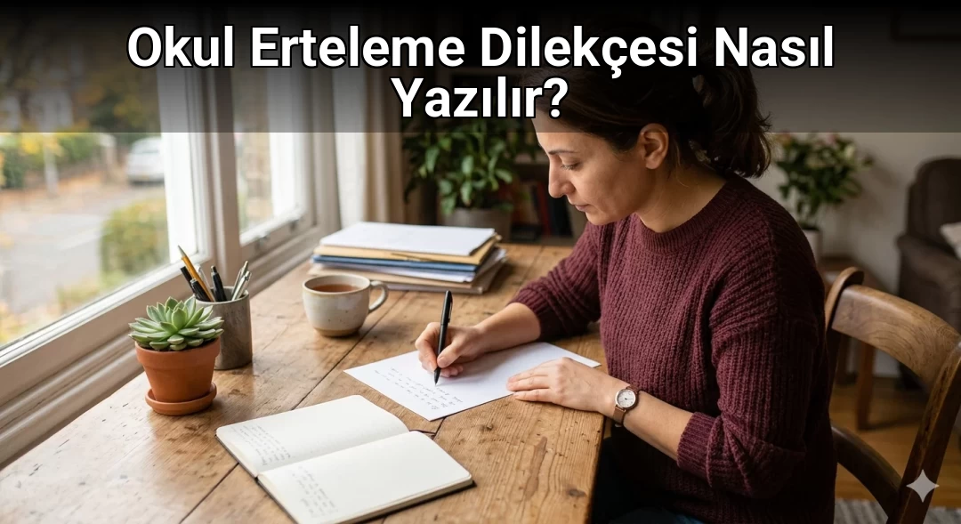 Okul Erteleme Dilekçesi Nasıl Yazılır?